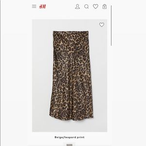 H&M Silk skirt